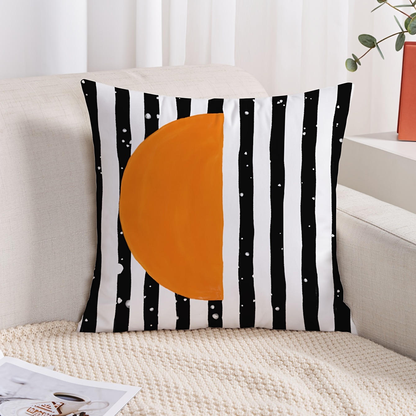 Letter Pattern Accent Pillowcase Polyester Throw Pillow Case - Temu