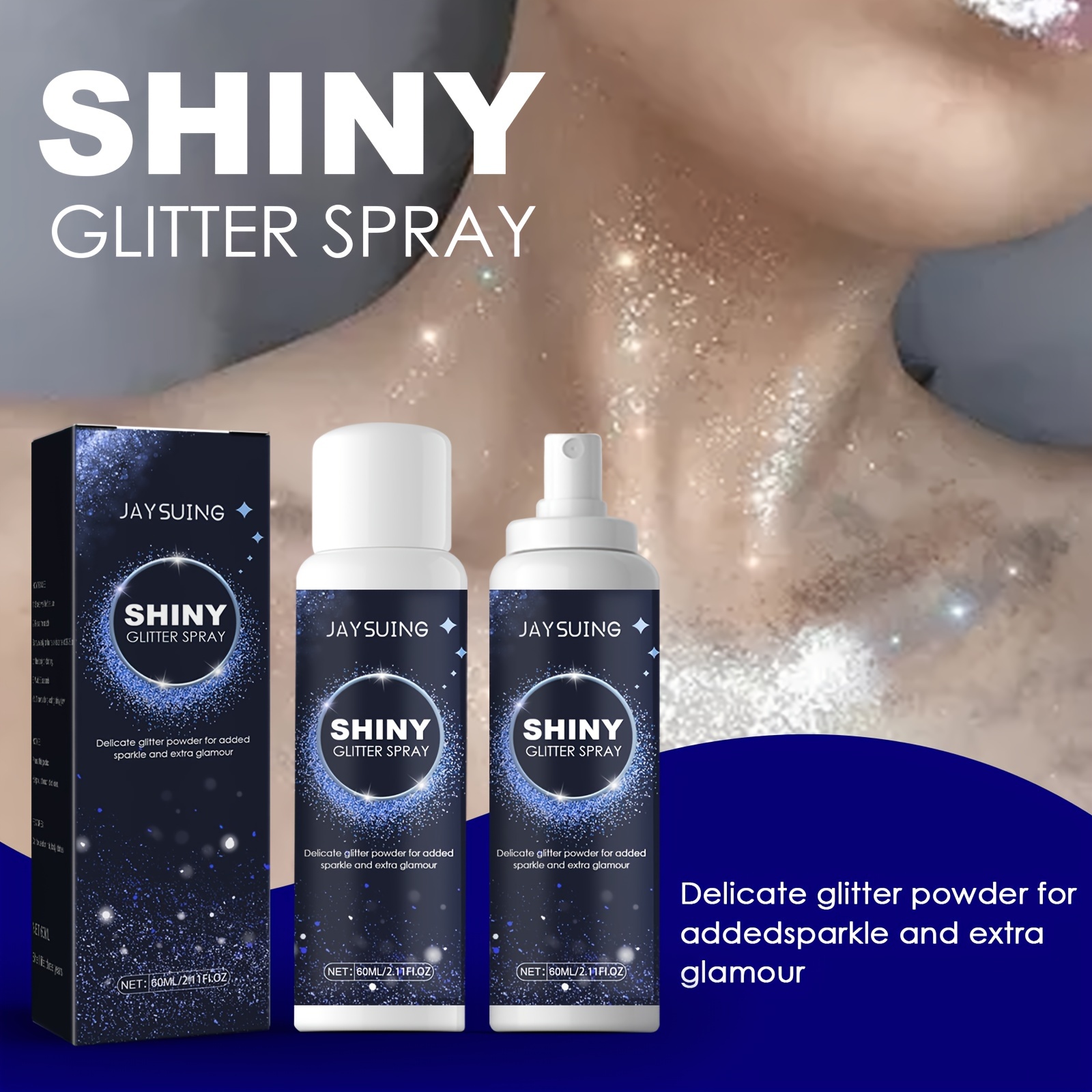 Body Brightening Glitter Spray Parties Glitter Spray Sparkle - Temu