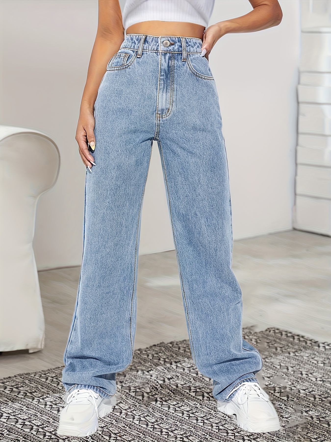 Wide Leg Jeans, Women's Denim