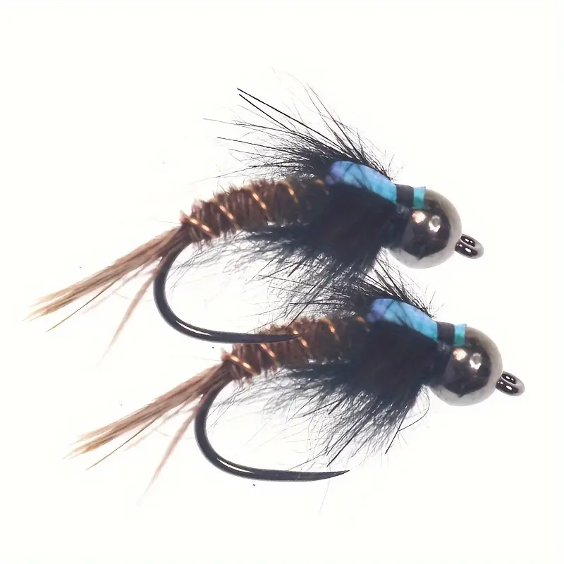 8 #10 #12 Tungsten Bead Head Nymph Fly Barbless Fast Sinking - Temu