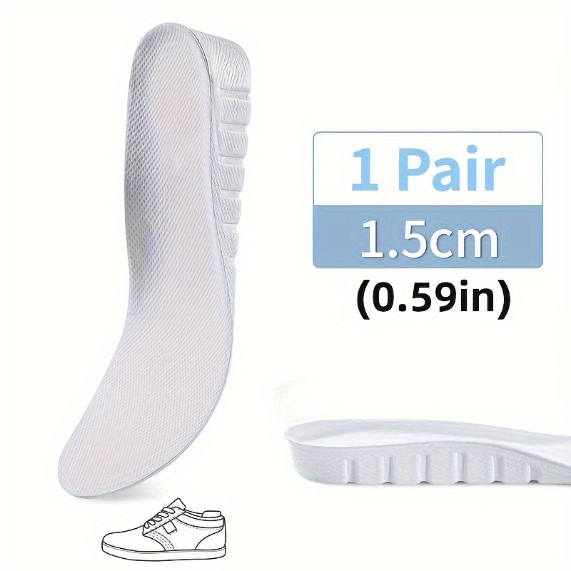 1 Pair New Invisible Height Increase Insoles Eva Soft Light Shoes Sole Pad For Men Women