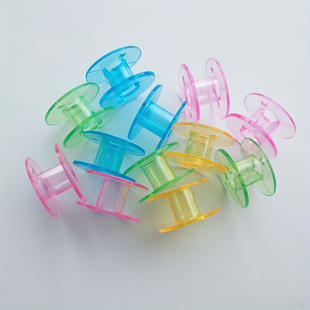 Multicolour Bobbins Plastic Bobbins For Sewing Machine - Temu Bahrain