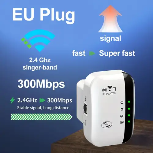 Prise UE répéteur Wi Fi amplificateur Wi Fi pour un signal - Temu Belgium