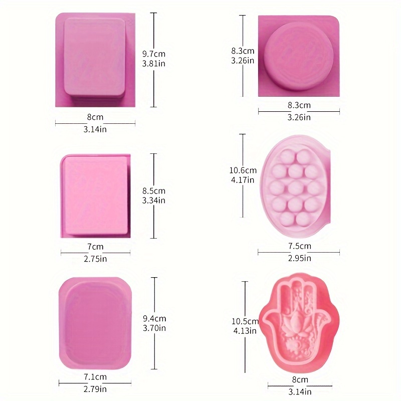 4 cavity Soap Mold Square Silicone Mold For Diy Aromatherapy - Temu United  Arab Emirates