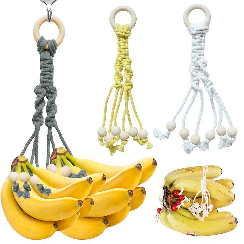 Kitchen Handmade Rope Hanging Hook Banana Display Hang Hook - Temu