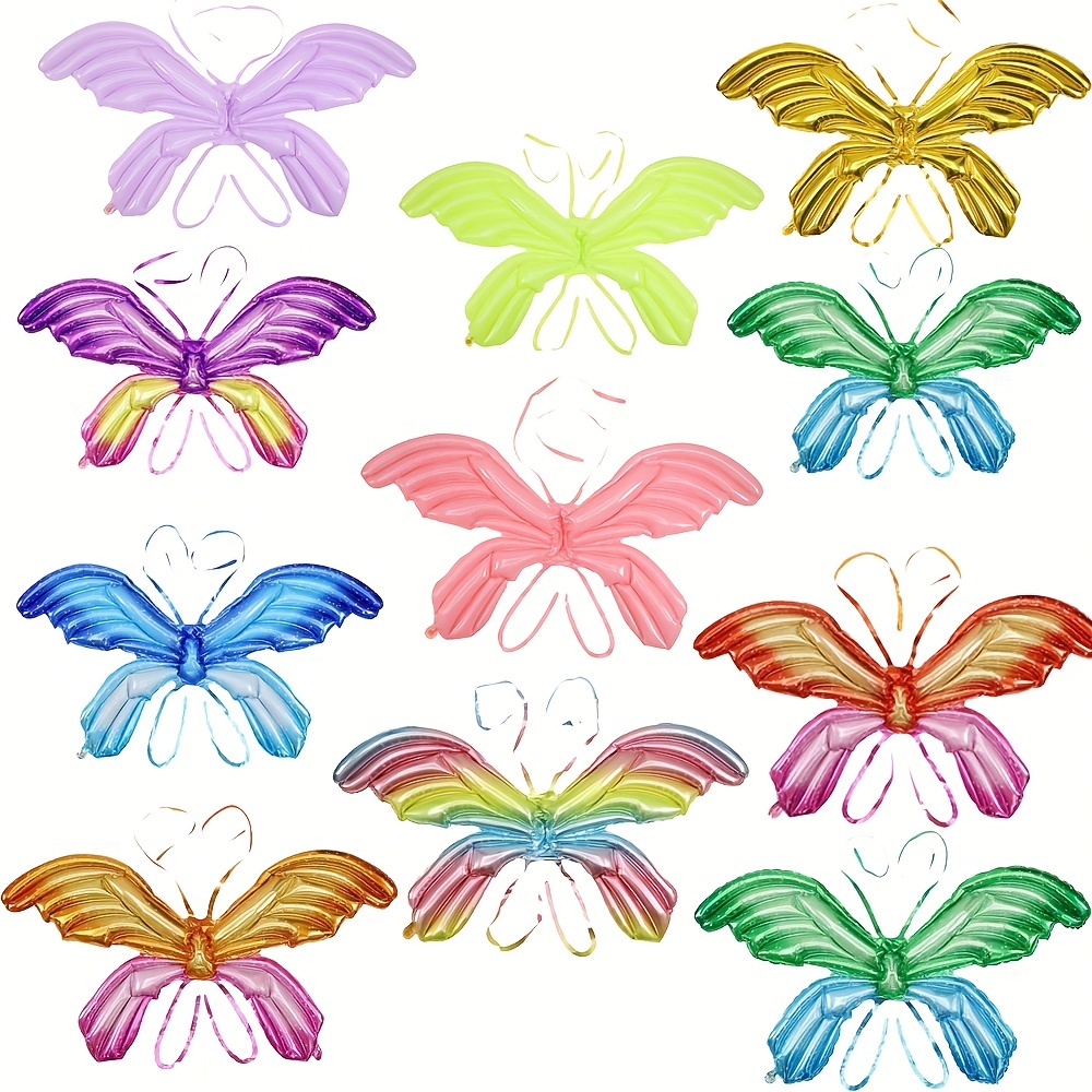 Butterfly Wings Angle Wings Balloons Fairy Birthday Party Wedding  Decoration, Costume Accessories For Parties, Girls' Fairy, Shop The Latest  Trends