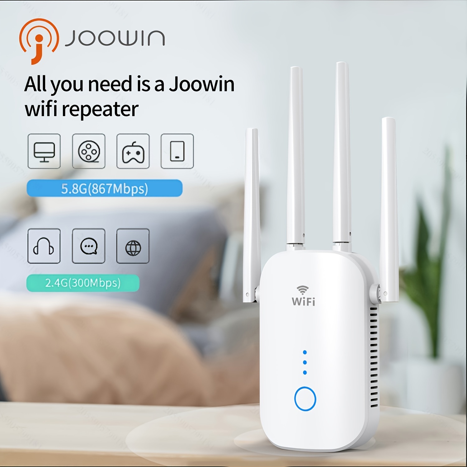 1200M Dual Band 2 4G 5G WIFI Wireless Repeater - Limited-Time Deals