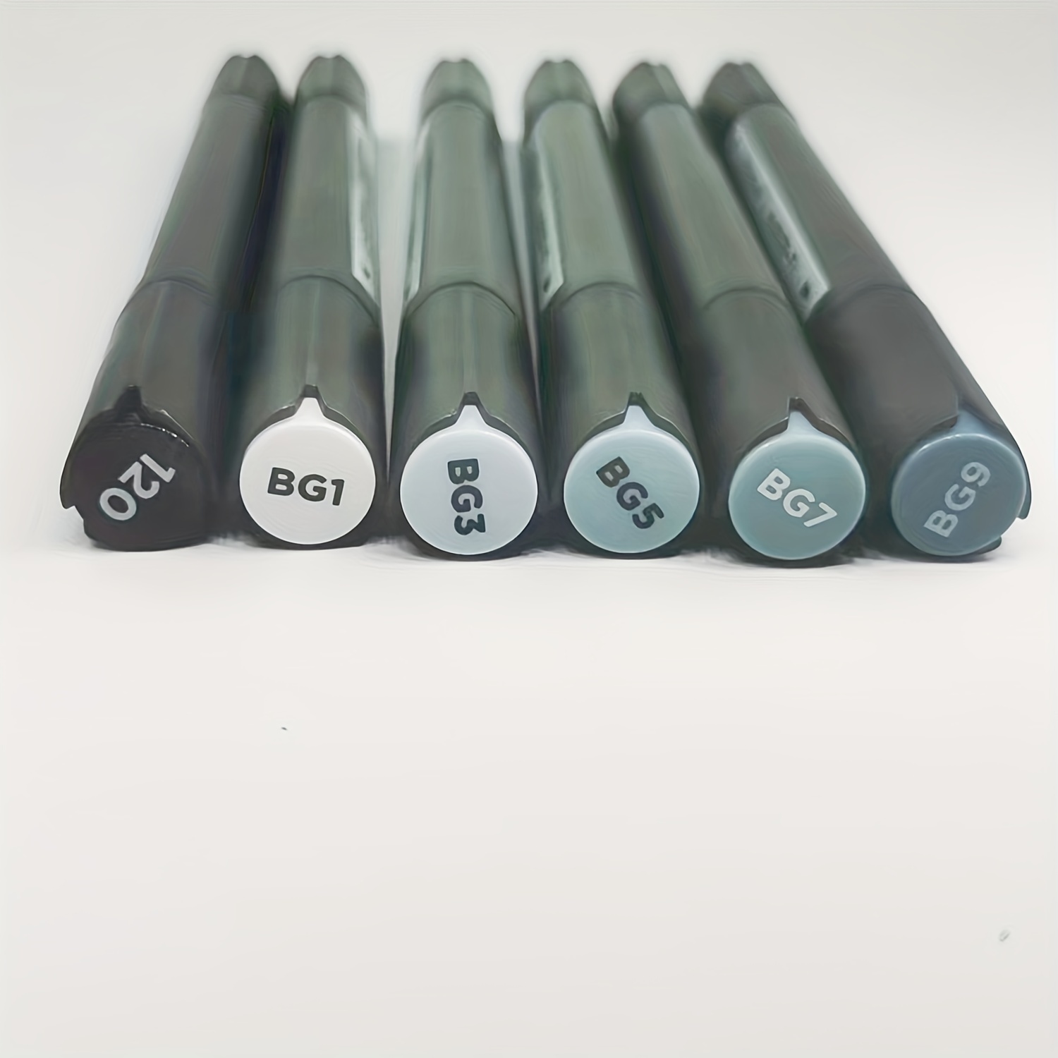 Finecolour 5Pcs Marker Pen Double-Head Design Brown Blue Gray Tones Various  Colors Sketch Drawing Markers Art Supplies High Quality