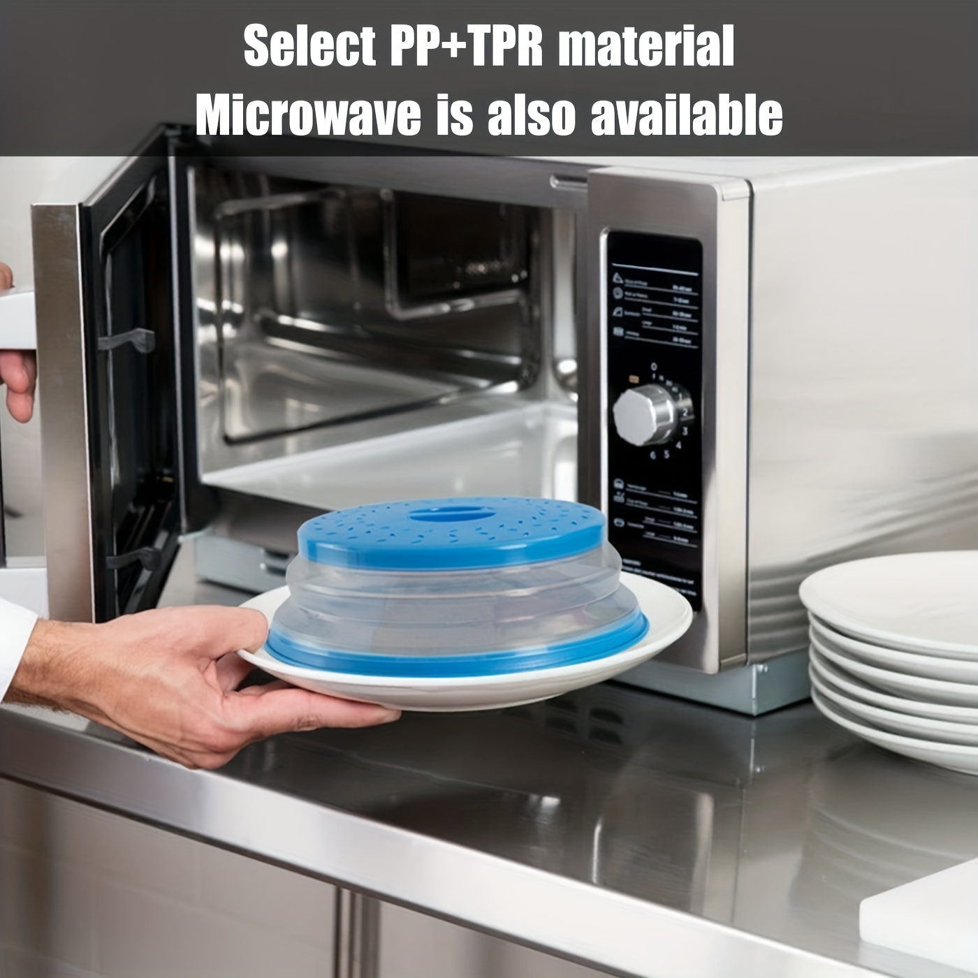 Multifunctional Foldable Microwave Splash Cover Round Lid - Temu