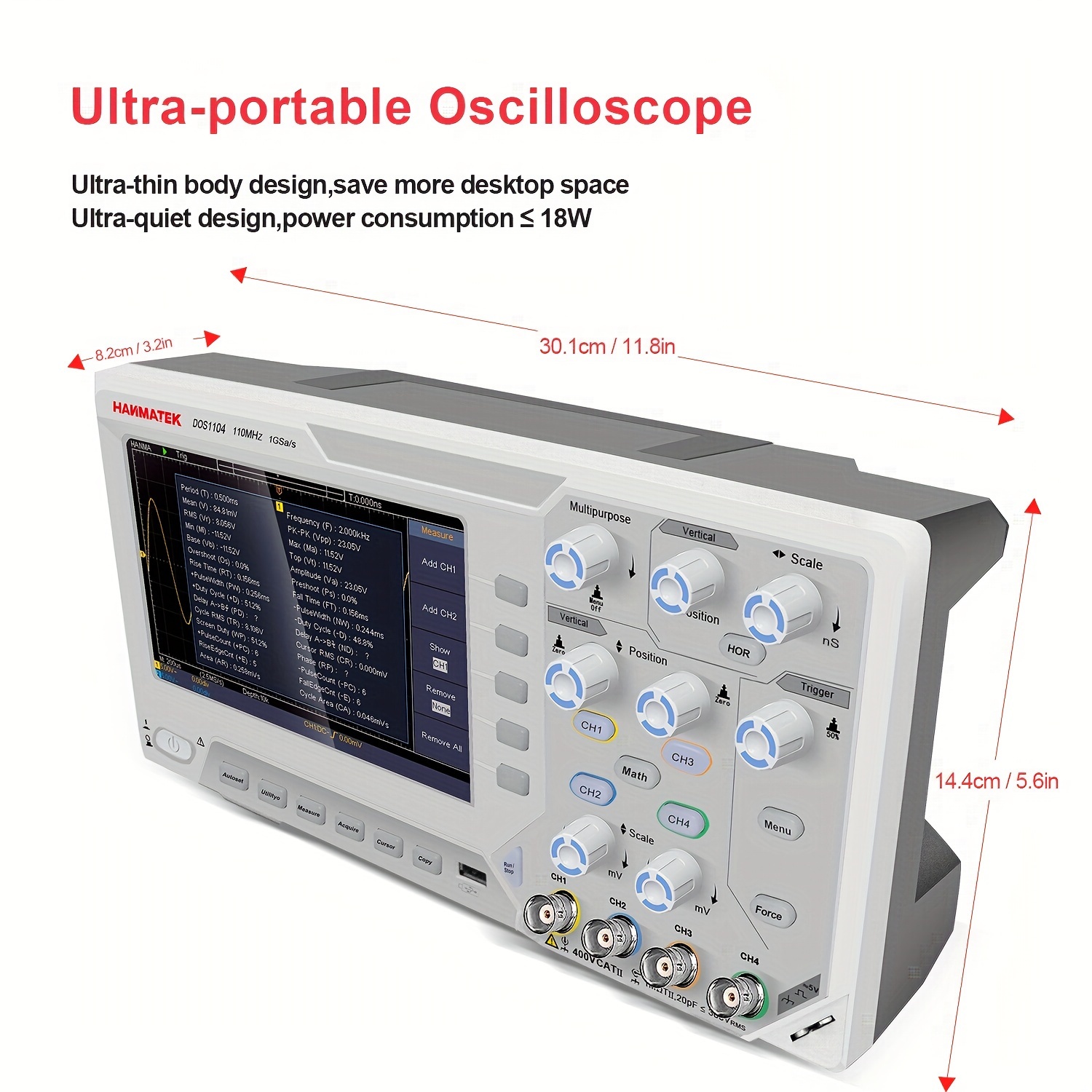 Osciloscopio Digital Rigol DS1104B - Armotec