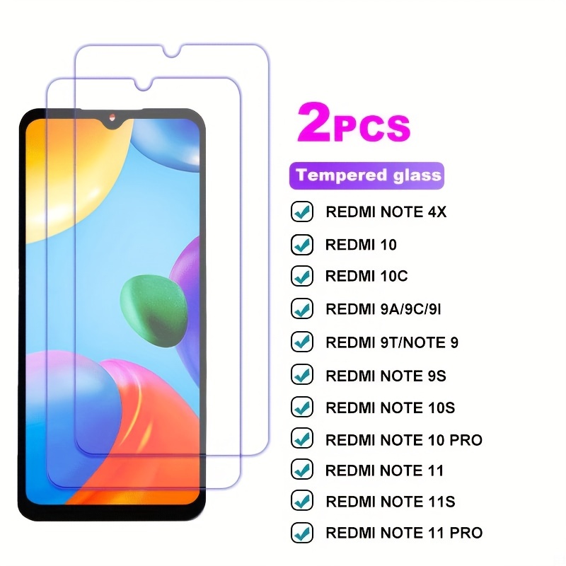 

2pcs For Xiaomi Redmi 9a 9c 9i 10 10c Protective Glass Note 4x 9s 10 10 Pro 10s 11 11s 11 Pro Tempered Glass Screen