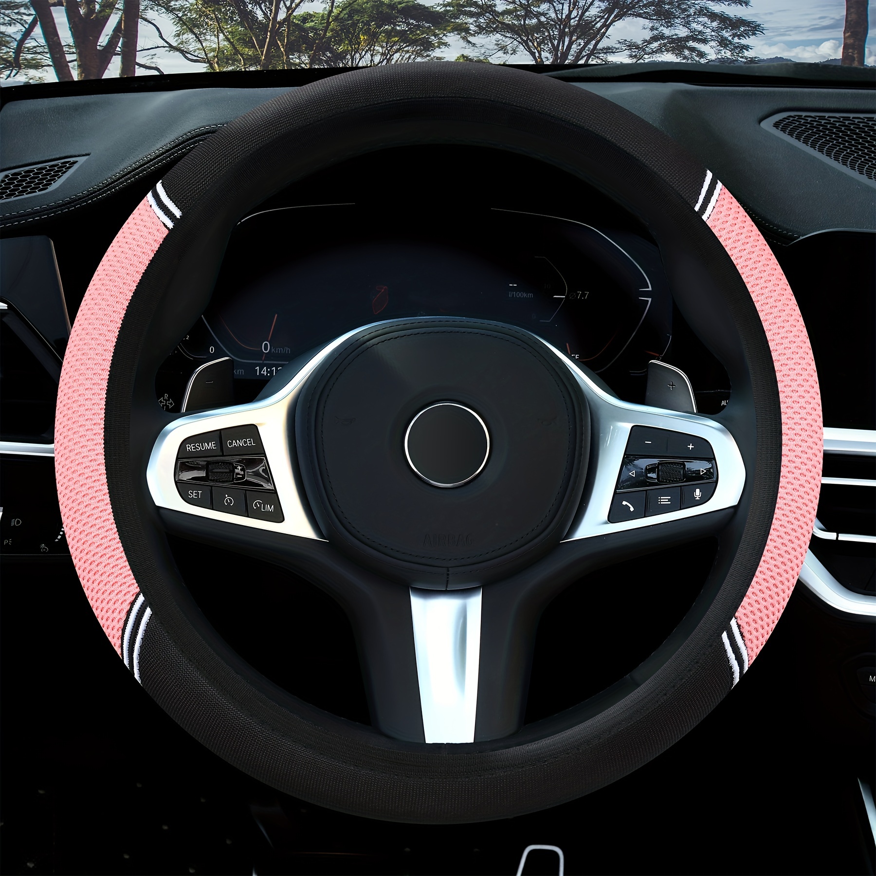 Universal Fashion Car Steering Wheel Cover, Elastizität Für