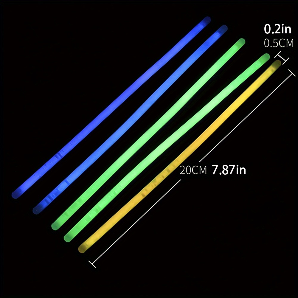 GLOW STICK MINI BLUE 20PCS