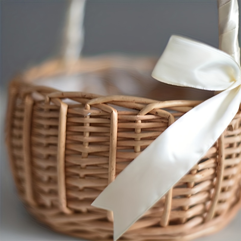 Flower Girl Basket, Hand-woven Wooden Flower Basket, Rectangular Hand-held,  Wooden Flower Basket, Flower Arrangements Basket, Rattan Woven Succulent  Plant Basket, Bridesmaid Gifts, Bride, Bachelorette Party, Wedding  Decorations For Reception - Temu Germany