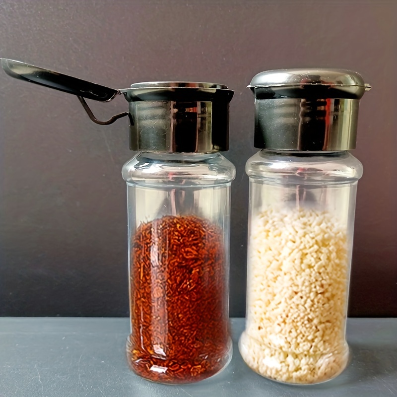 About 4g/1 Spoonful Per Portion, Seasoning Jar, Glass Seasoning Container  With Lid And Spoon, Salt & Pepper Shaker, Creative Monosodium Glutamate  Pot, Kitchen Spice Organizer