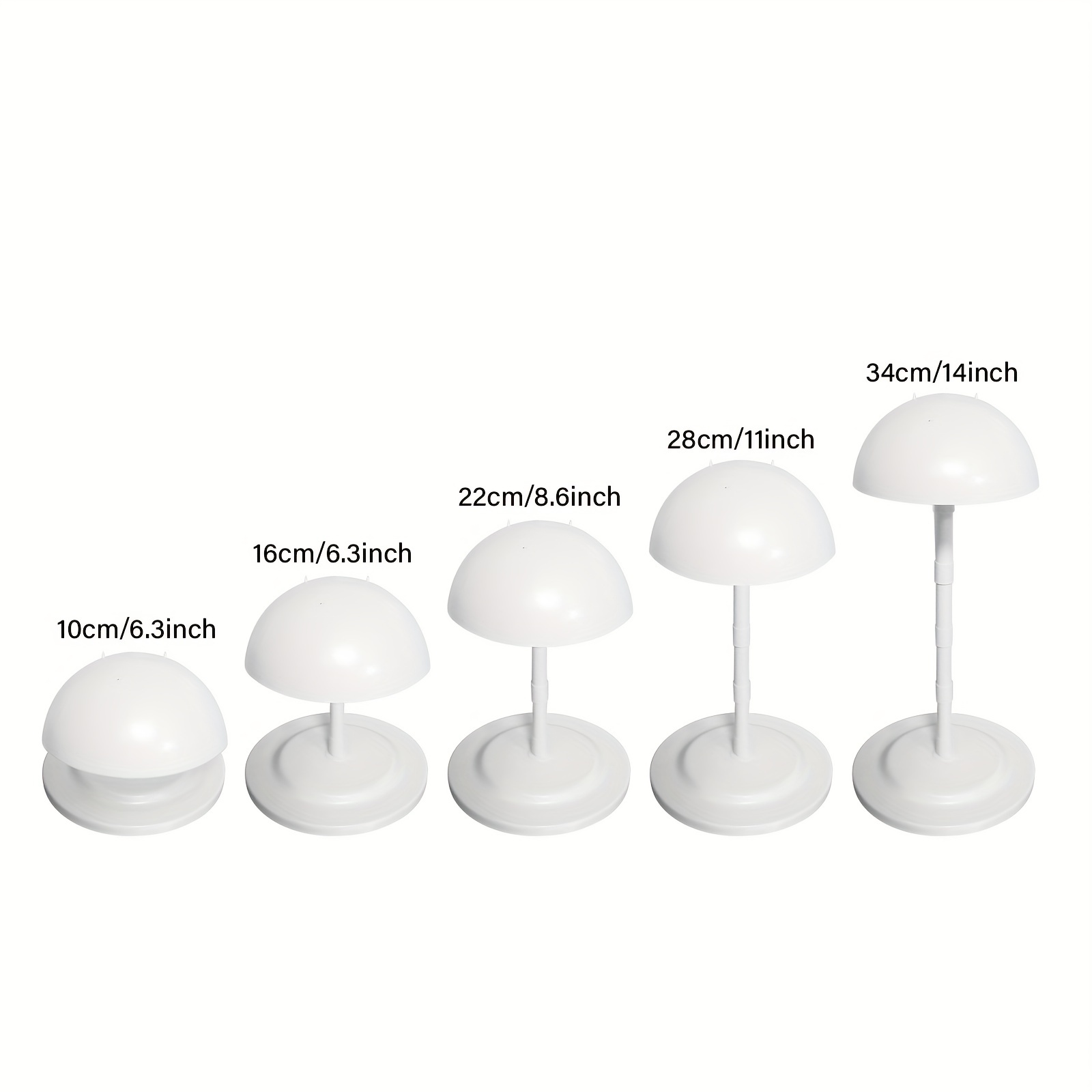 Adjustable Wig & Hat Display Stand - Professional Use