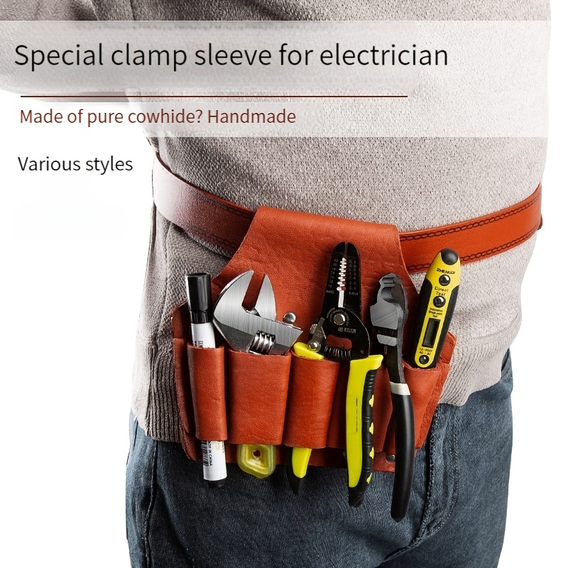 Pochette porte-outil, fixation de ceinture d'outils de travail parfait pour  les électriciens de bricolage outils charpentier menuisiers constructeur  Polyester