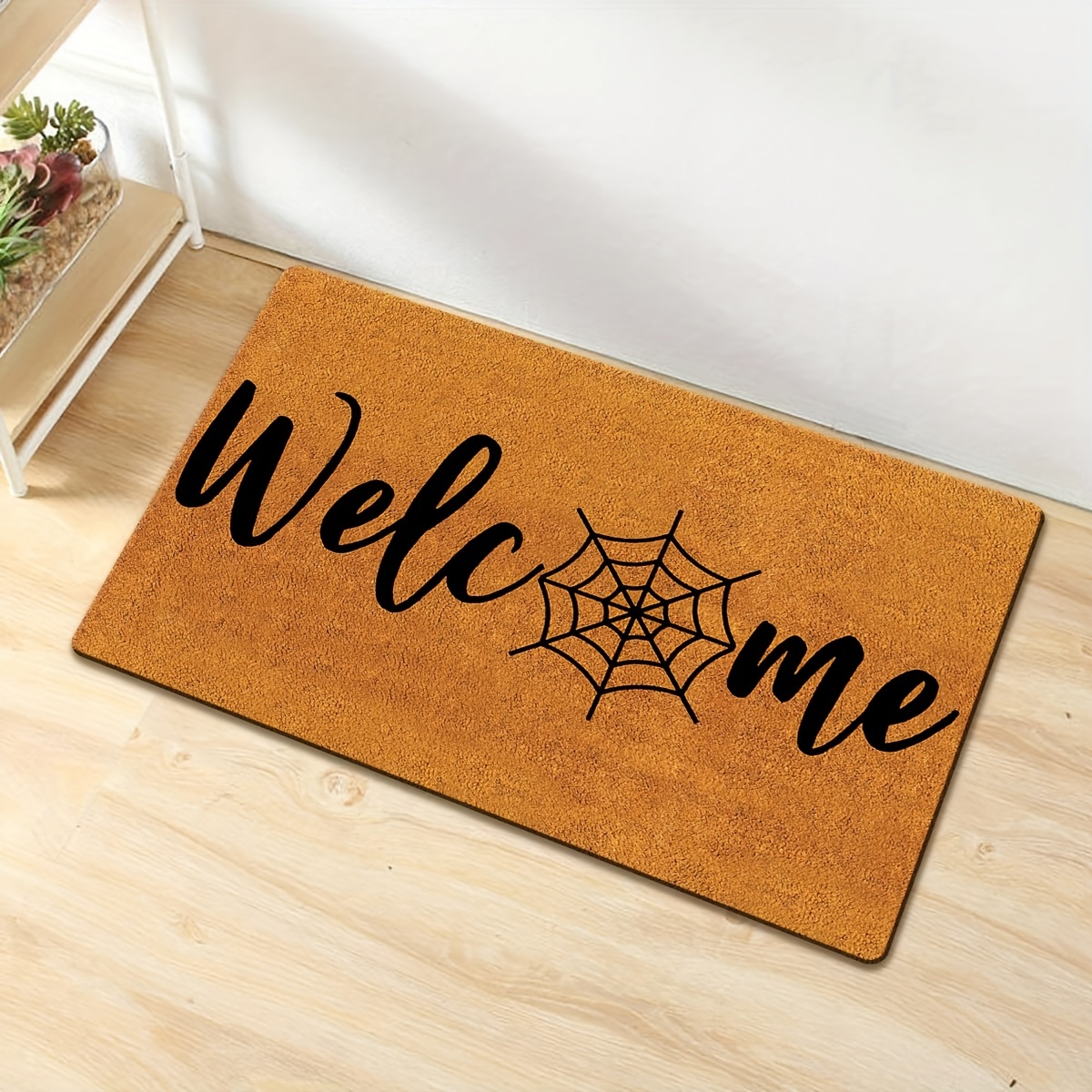 Welcome Entrance Doormat, Low Pile Indoor Outdoor Entrance Mat For High  Traffic Area, Non-slip Bathroom Mat Carpet, For Autumn Thanksgiving  Halloween Harvest Festival, Home Decor, Room Decor - Temu