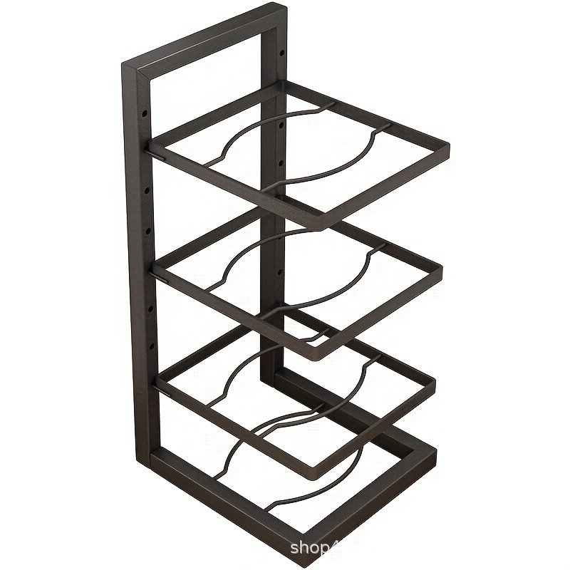 Adjustable Pot Rack Organizer for Kitchen Storage