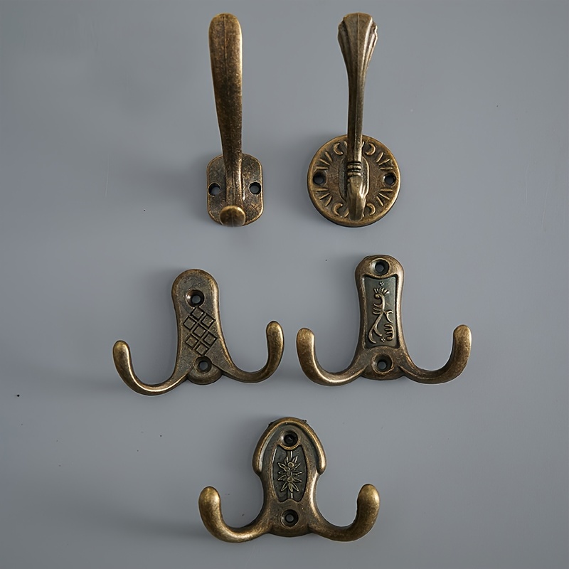 Heavy Duty Dual Coat Hooks Wall Mounted Coat Rack Bronze - Temu Canada