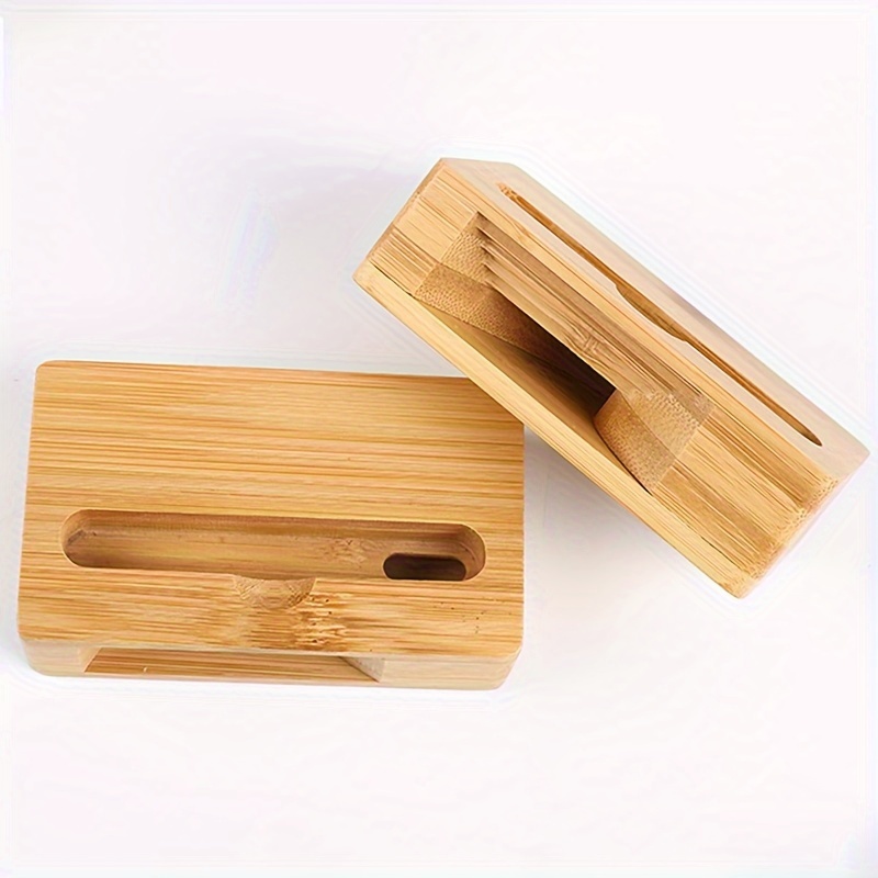 Creative Multifunctional Bamboo Wood Speaker Base Bamboo - Temu