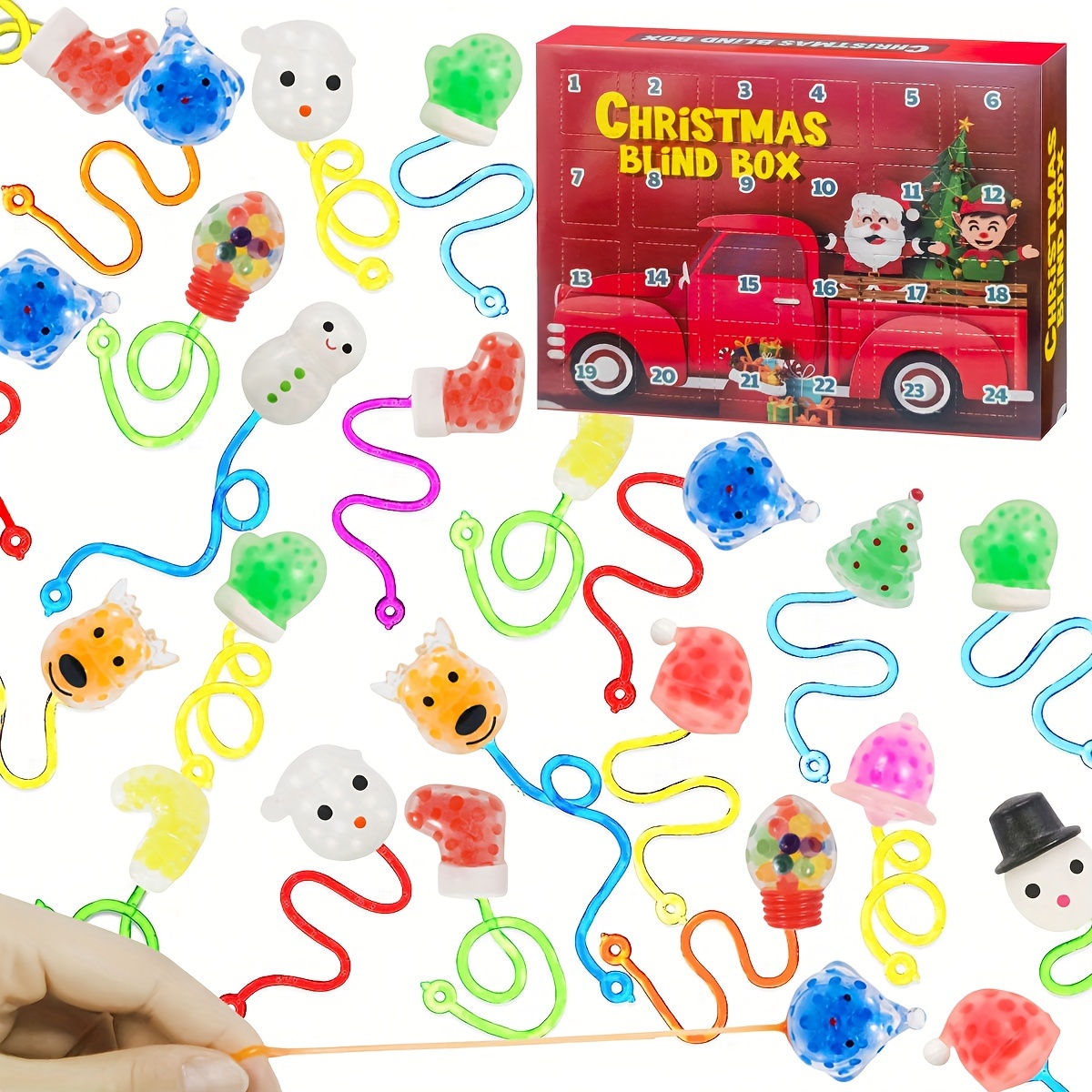 Lot de 22 jouets anti-stress pour enfants et adultes, figurines