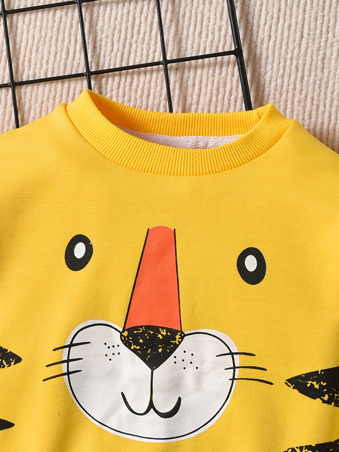 Printed T-shirt - Dark yellow/tiger - Kids