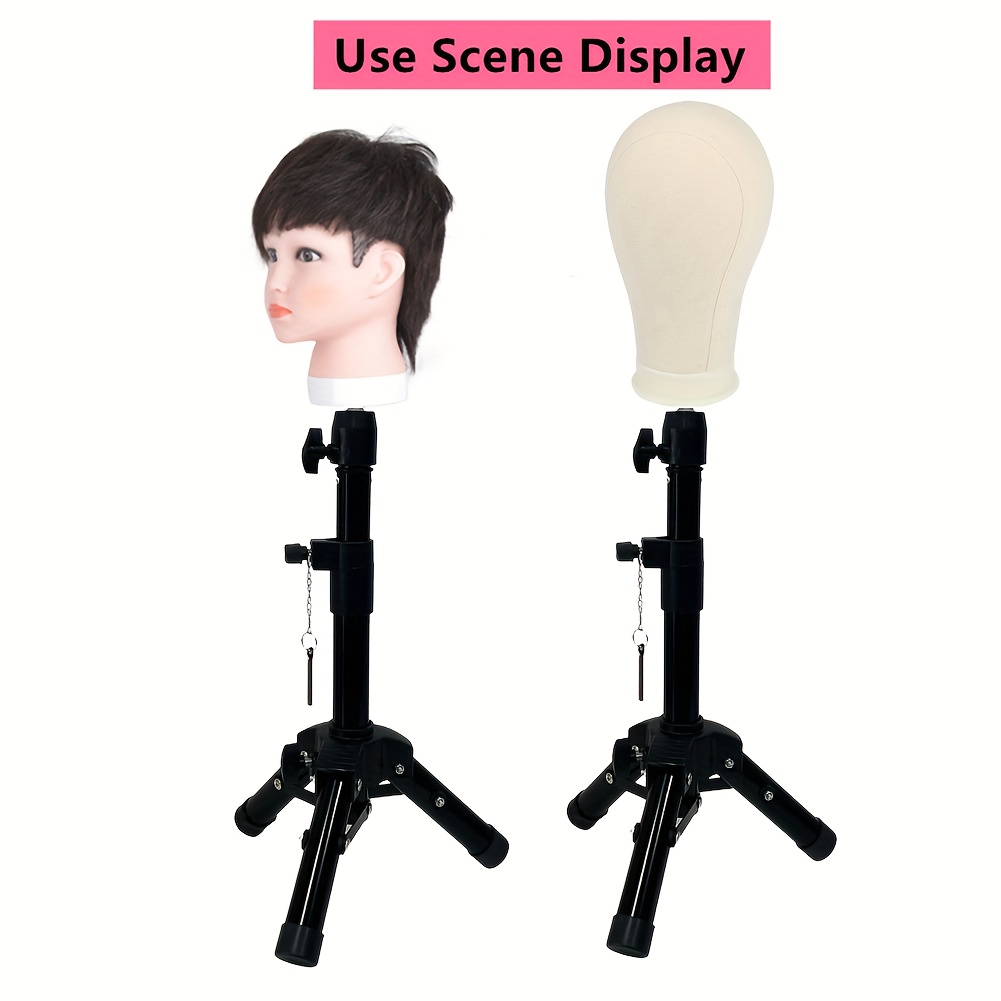 Adjustable Mini Tripod Stand For Mannequin Head Holder And - Temu