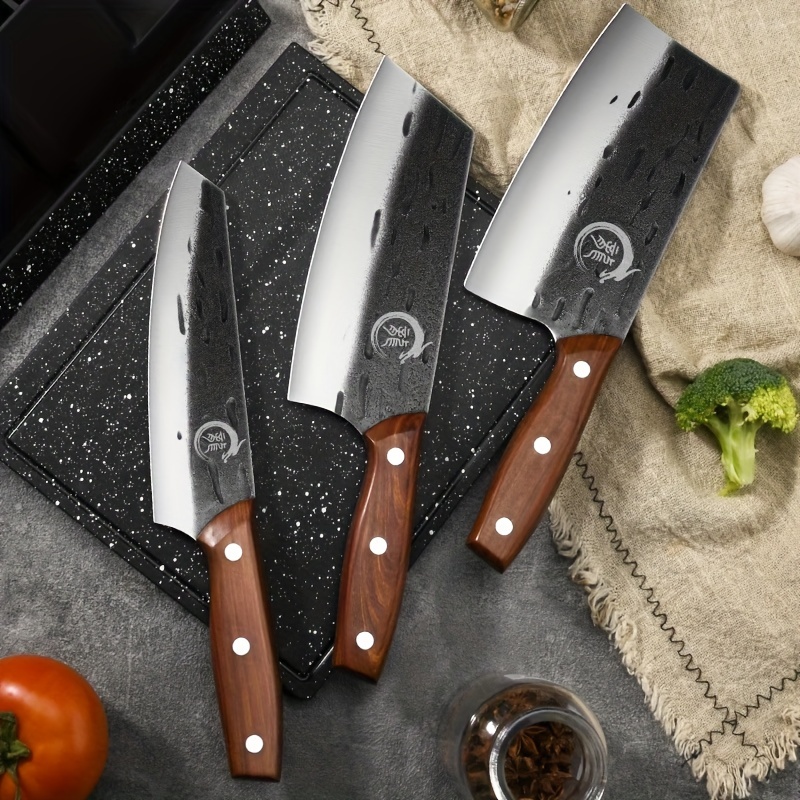 Longquan Kitchen Knife Set, Home Hand-forged Chef's Special