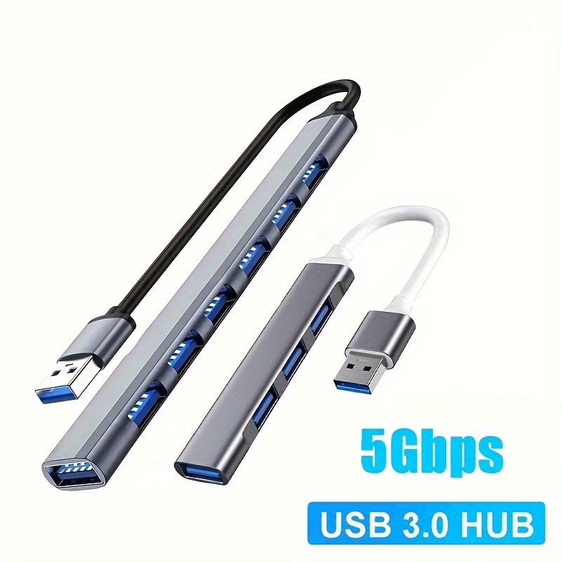 HUB USB 3,0 Tipo C, Divisor Multi USB Para PC, Expansor De 4 Puertos USB  Múltiple, Alta Velocidad, 3 Hab, Mini Lector De Tarjetas Micro USB De 3,42  €