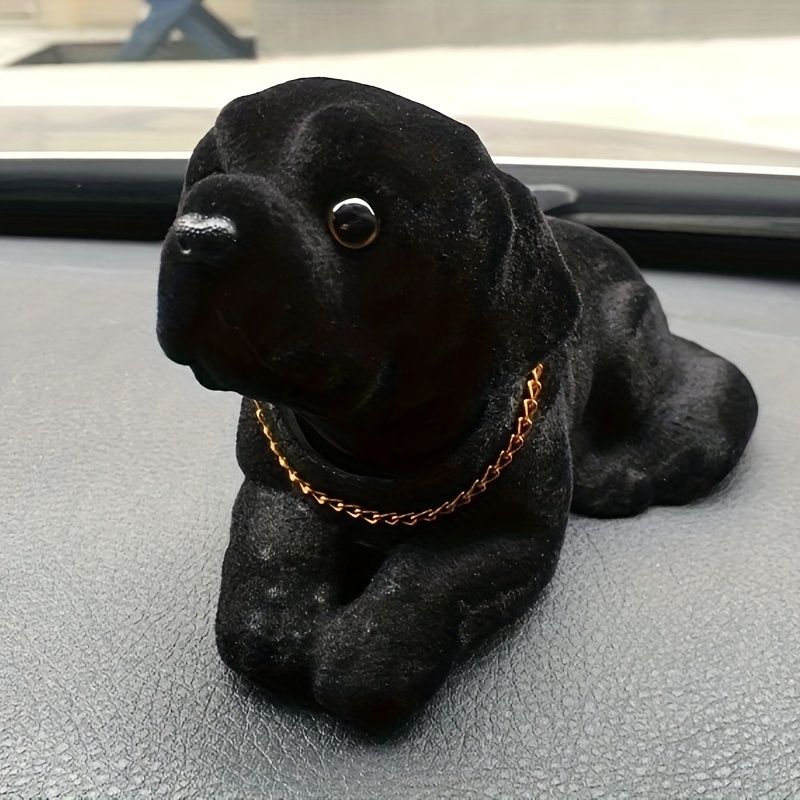 Auto-Ornament, schüttelnder Hund, nickende Welpen-Puppe, niedliches  Auto-Armaturenbrett, Innendekoration, schüttelt den Kopf, Wackelkopf-Hund
