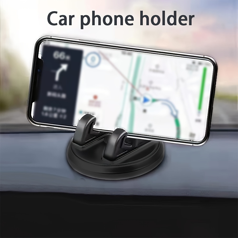 

Car Phone Holder With 360 Degrees Rotation Fixed Car Phone Anti Slip Holder, Silicone Desktop Holder Car Navigation Holder