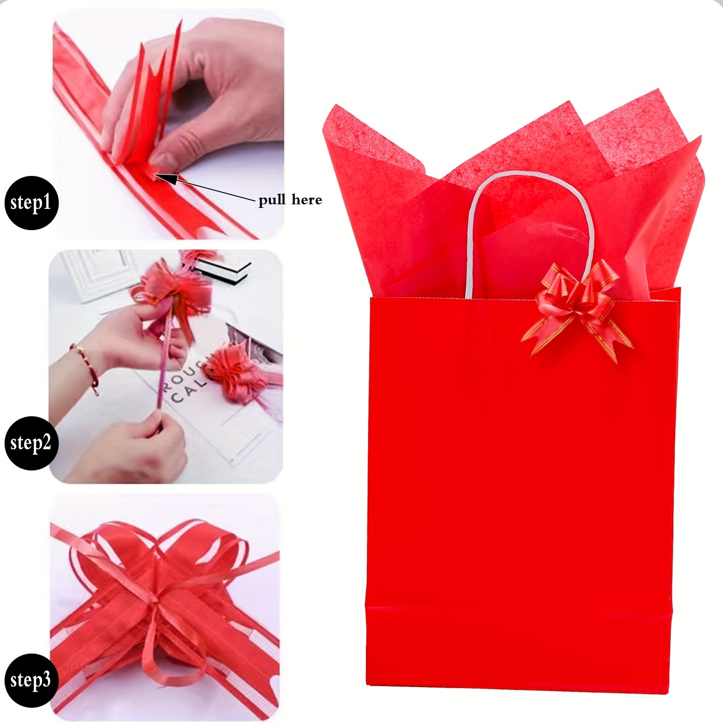 Kraft Paper Party Gift Bags 8 color Gift Bags Medium Size - Temu