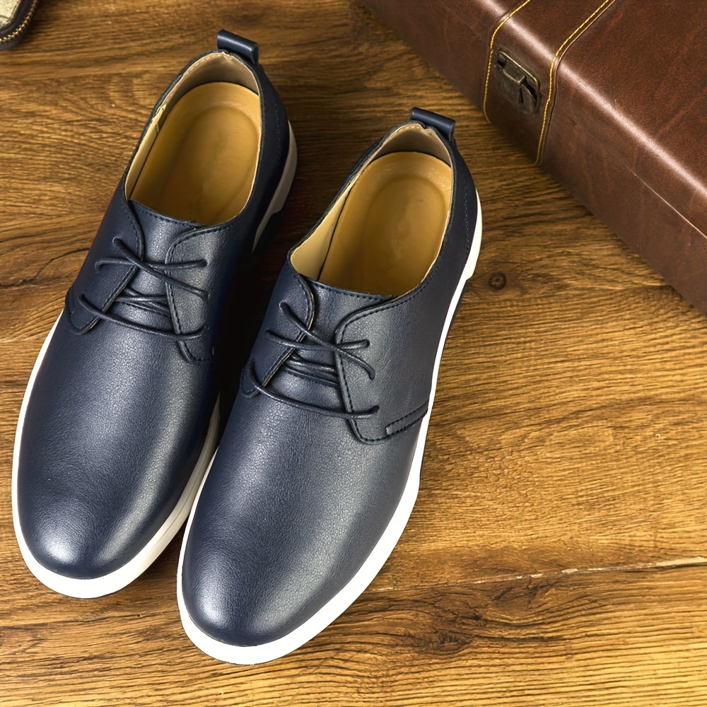 Men's Casual Lace Up Sneakers, Breathable Summer Shoes
