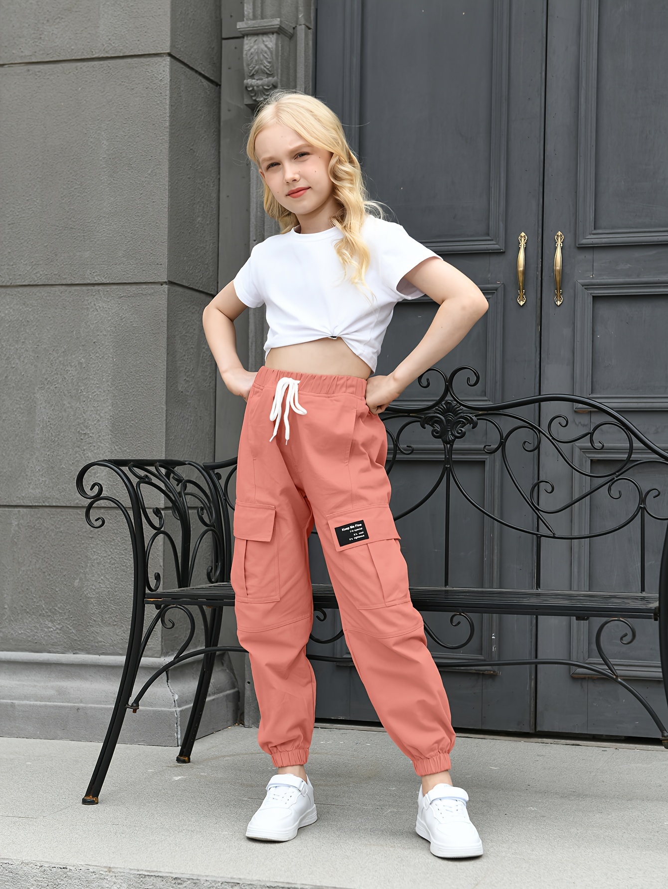 YDX Women's Girls & Women's Cargo Jogger Pants for Teen Juniors Trendy Cute  High Waisted - ShopStyle