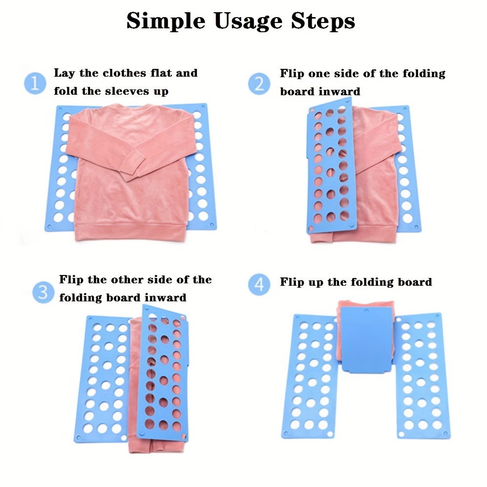 Plastic Shirt Folding Board Shirts Practical Plastic Folding - Temu
