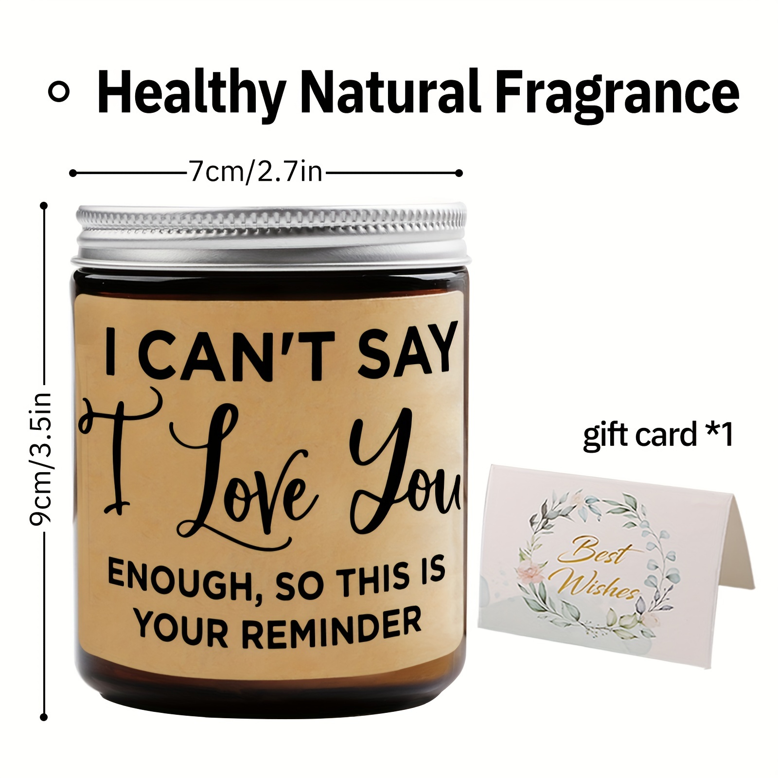 1pc 5.6 Oz Scented Candles For Home, Non Toxic Soy Candle,About 30 H Long  Lasting, Calming Natural Essential Oil Blend,Vanilla Aromatherapy Candle Jar