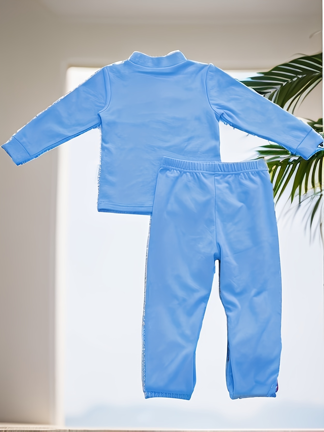 Toddler Kid's Thermal Underwear Mock Neck Top Pants Soft - Temu Canada