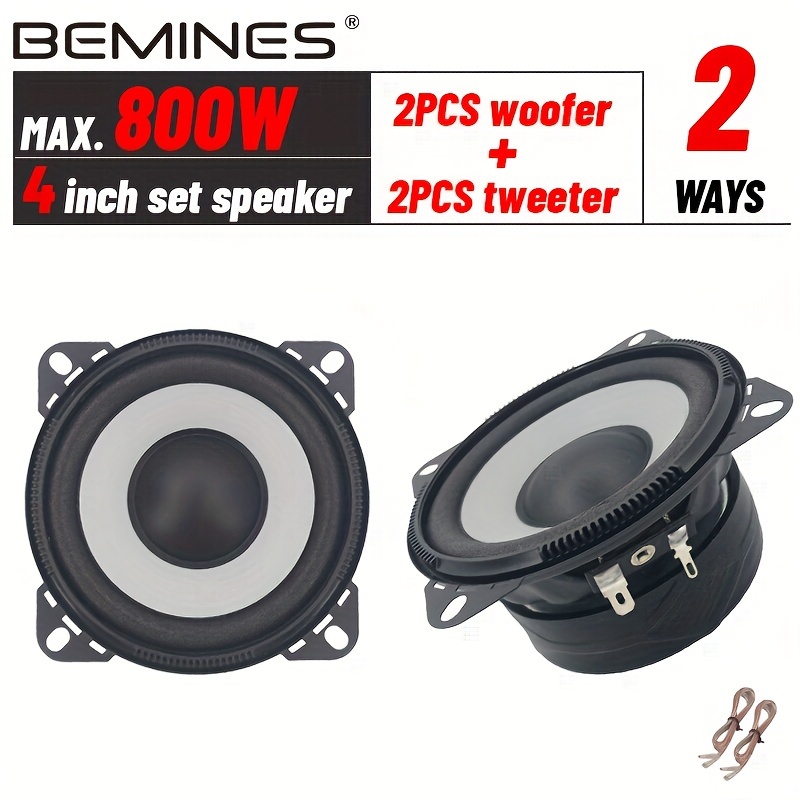 para 2 pulgadas altavoz de audio tweeter par de 12 V 150 W coche mini súper  potencia fuerte domo audio altavoz tweeter bocina