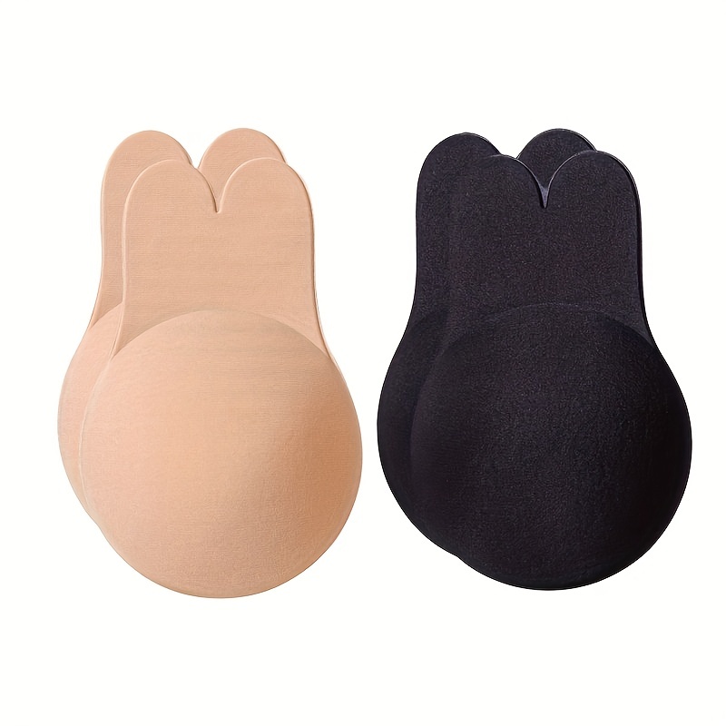 2PCS Rabbit Ear Women Invisible Skin-Friendly Bra Tape Breast