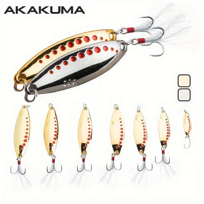 10pcs Metal Spinner Spoon Lure, Trout Fishing Lure, Sequin Hard Bait,  Artificial Fishing Bait, Outdoor Fishing Accessories