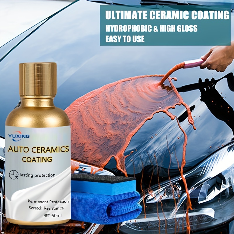 Car Nano Scratch Repairing Spray, Super Hydrophobic Glass Anti-Oxidation  Liquid Ceramic Coating for Car Body Scratch Polish (250ML)