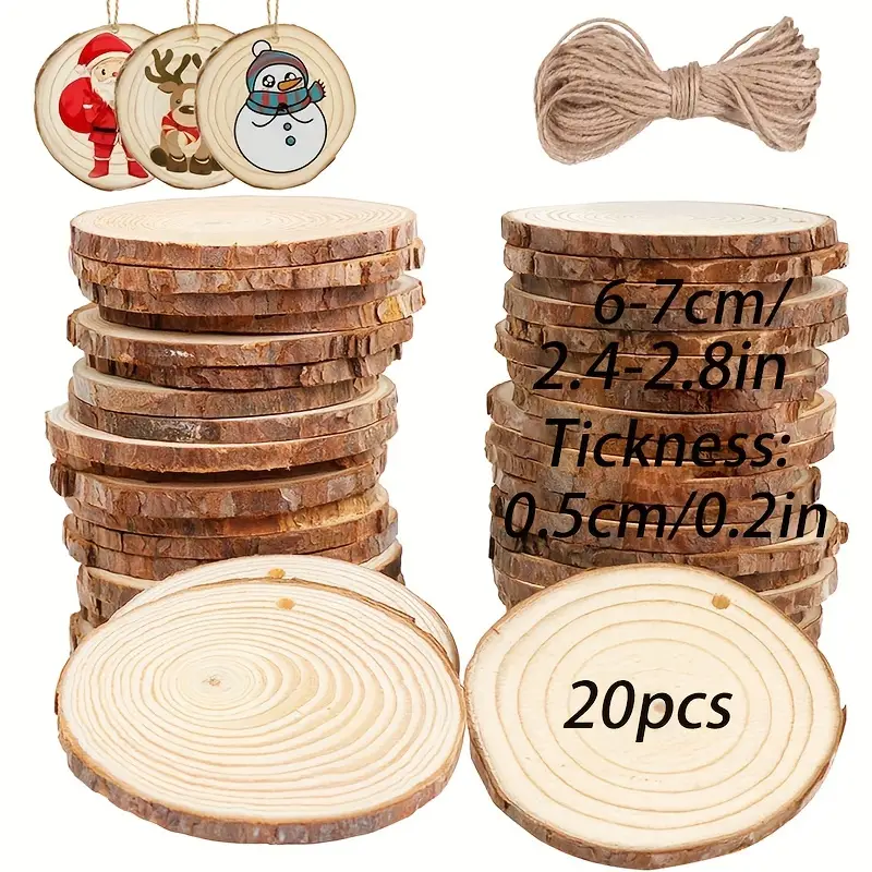 Natural Pine Wood Craft Wood Kit Predrilled With Hole - Temu