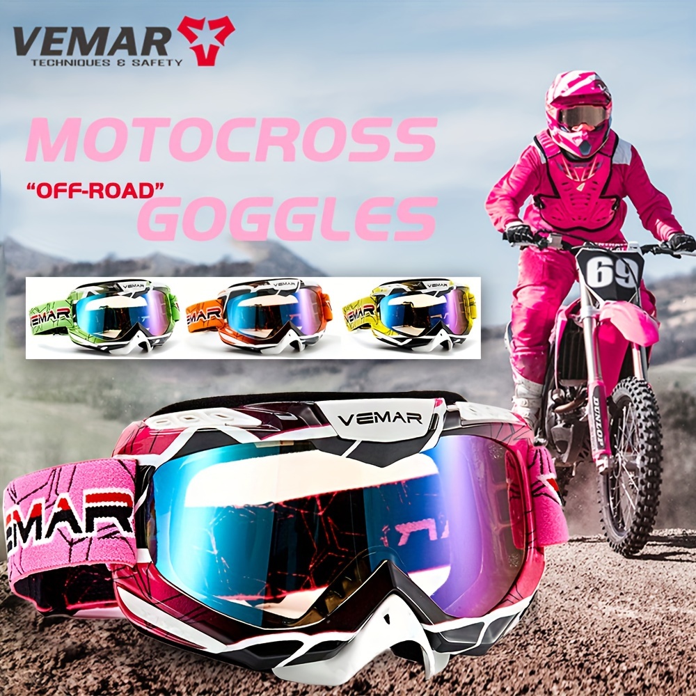 Gafas de moto para hombre, lentes de carreras para Motocross