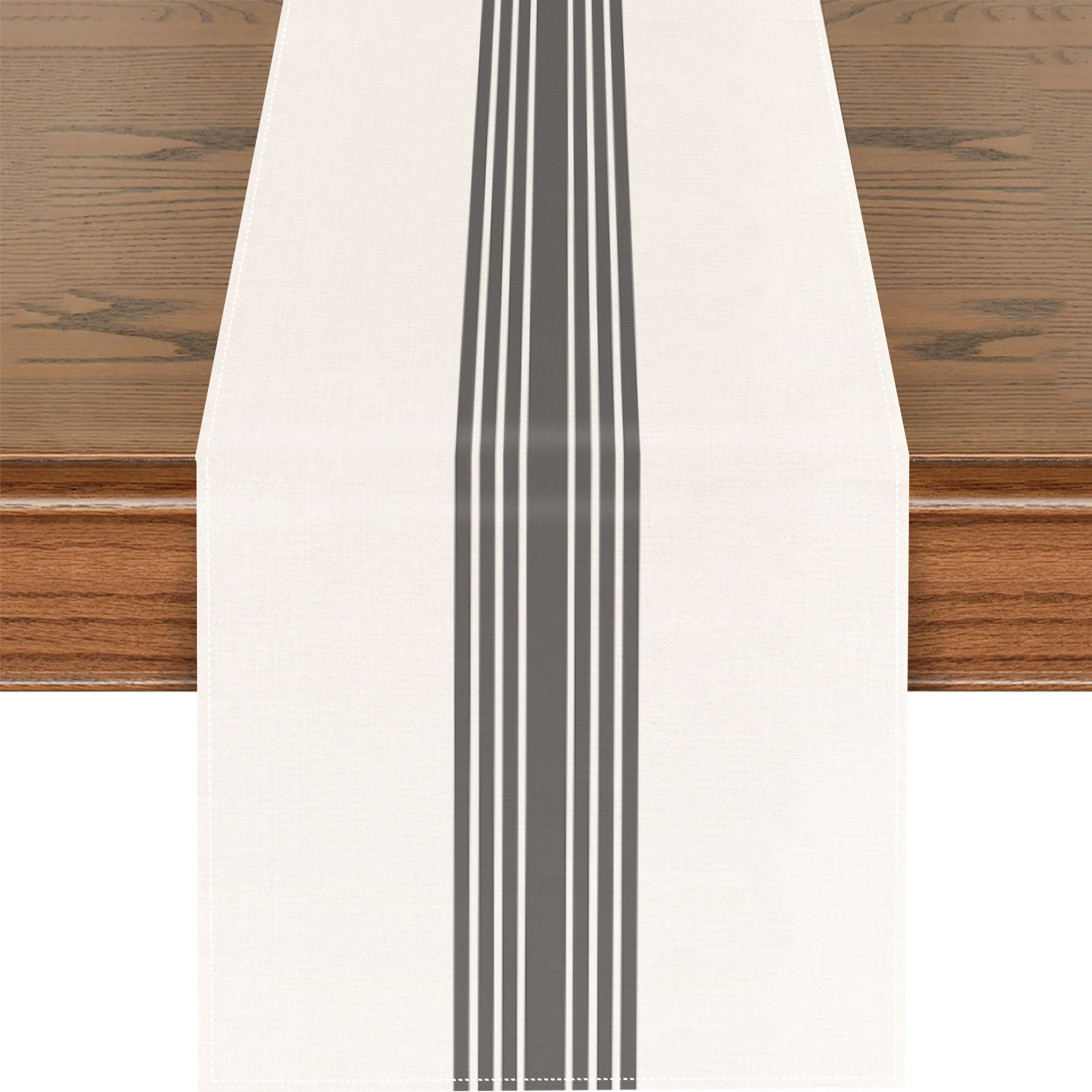 TEMU 1pc, Striped Table Runner Modern Striped Design Table Runner Elegant Decor For Indoor Outdoor Events