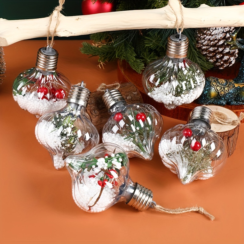 Augper Christmas Ball Ornament, Lighted Hanging Plastic Ball Ornaments for  Christmas Tree, Light Up Colorful Christmas Ornaments for Holiday  Decoration, Xmas Tree Ornaments 