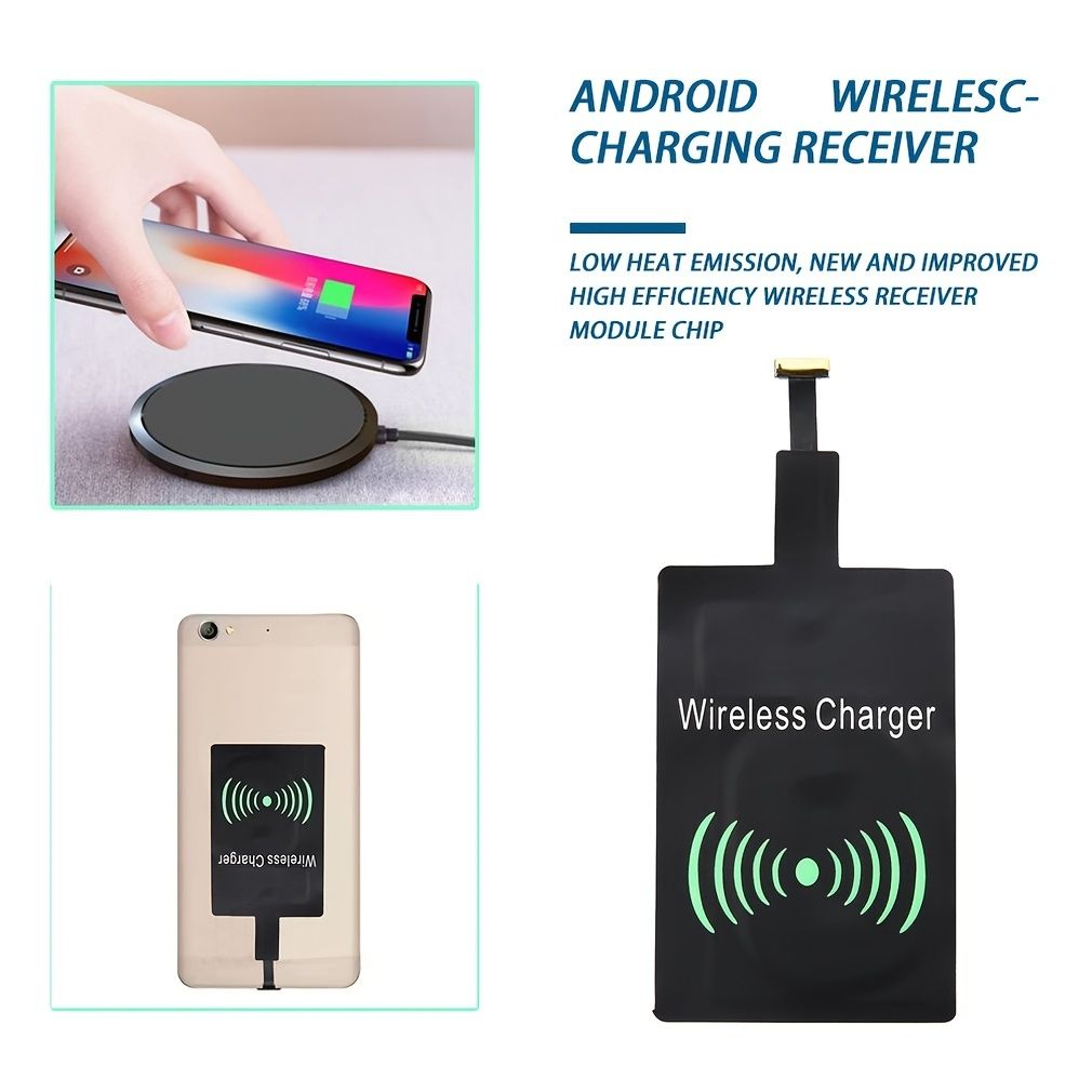 interferentie Conventie kans Universal Qi Wireless Charger Receiver Card Charger Adapter Pad Coil For  IPhone/Type C Charging Receiver Mobile Phone Accessory|Phone Adapters  Converters| AliExpress | Universal Qi Wireless Charger Receiver Card Charger  Adapter Pad Coil