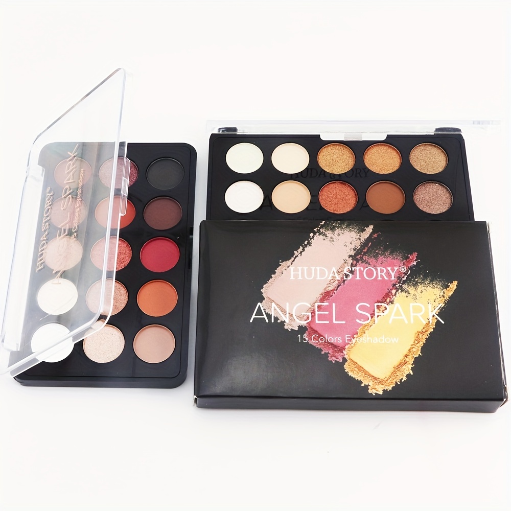 15-Color Eyeshadow Palette Matte Shimmer Finish Enhance Eye Makeup