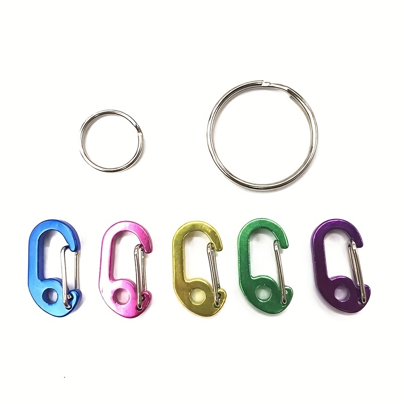Small Carabiner Clip Heavy Duty Keychain Gadgets For Mountaineering Fishing