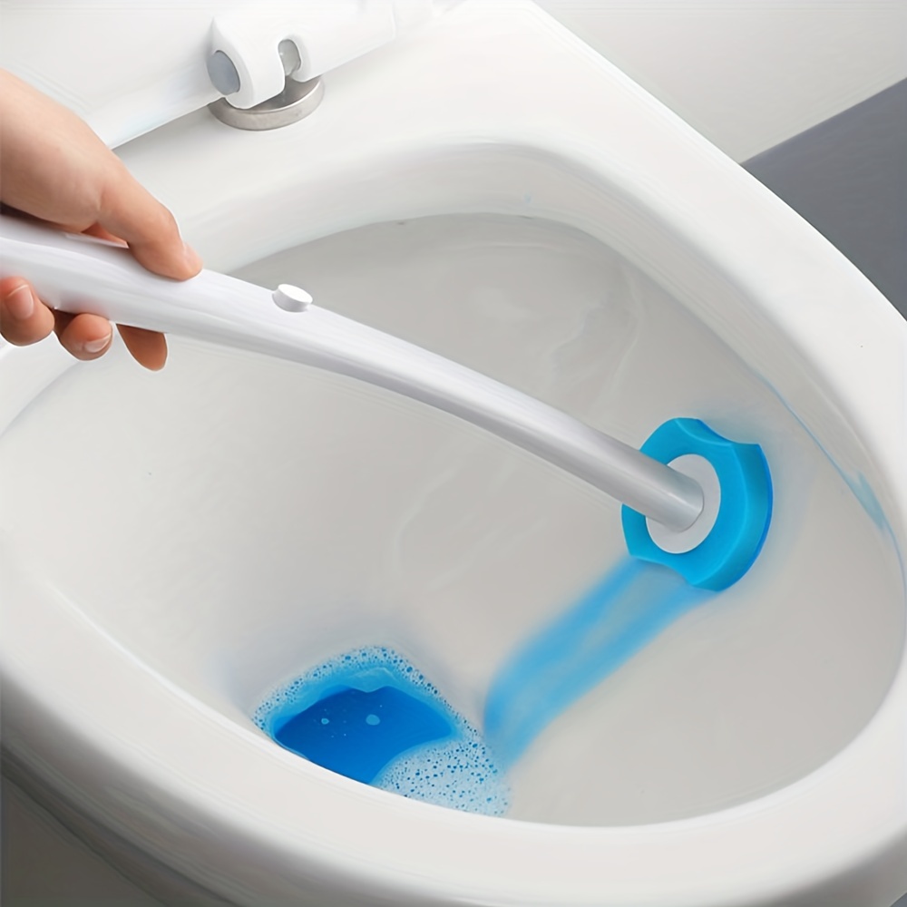 Cepillo limpiador baño WC desechable con 10 repuestos